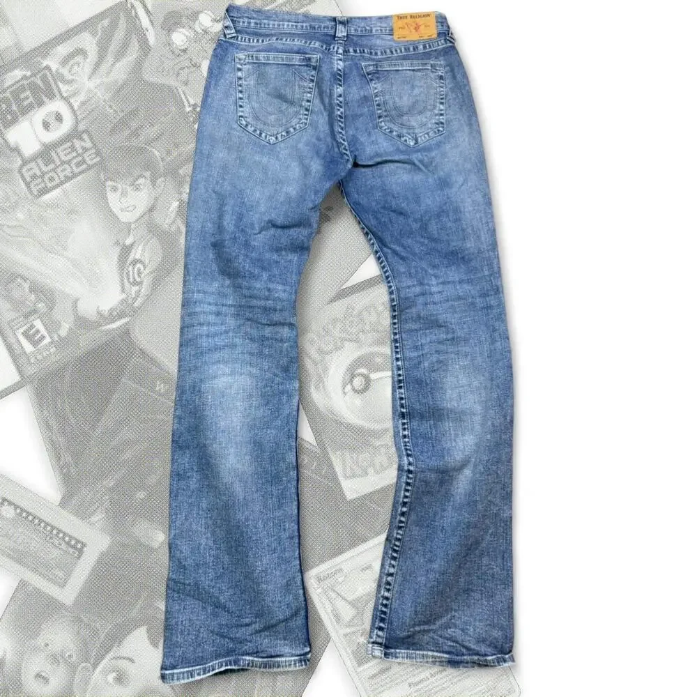 Deadstock True Religion Western Baggy Relaxed Straight Denim Jeans